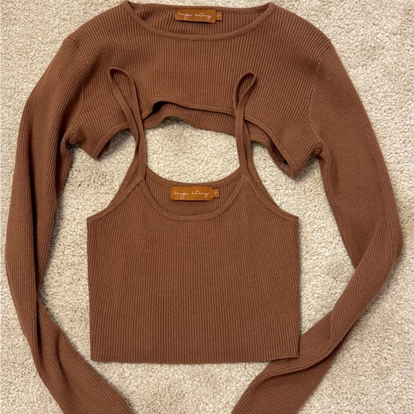 Two Piece Knit Top - Picture 1 of 3